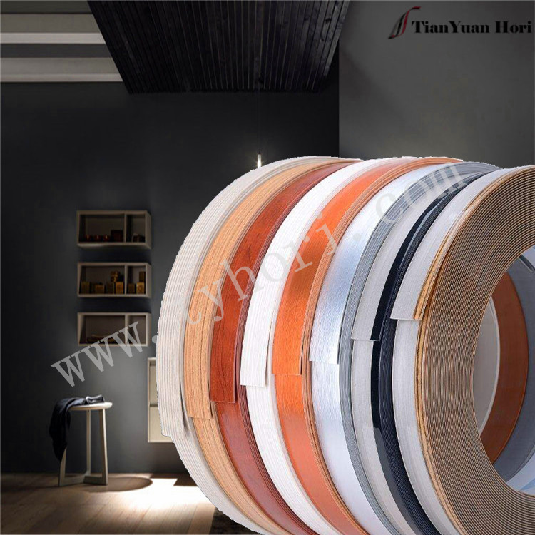 Hot sale keral designs chrome trim strip for furniture edging pvc edge banding tape 3d edge banding