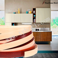 fashion design simple chrome trim vinyl tape mdf for furniture wood grain edging strips