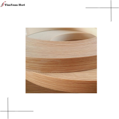 China manufacturer durable veneer sheets tape pvc black woodgrain edge banding