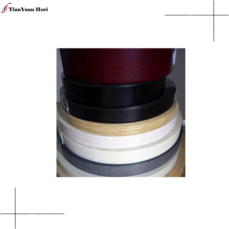 China manufacturer edge tape furniture accessories pvc woodgrain banding