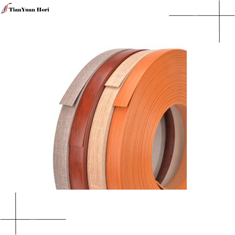 Resistance edge banding wood grain pvc trim Strip