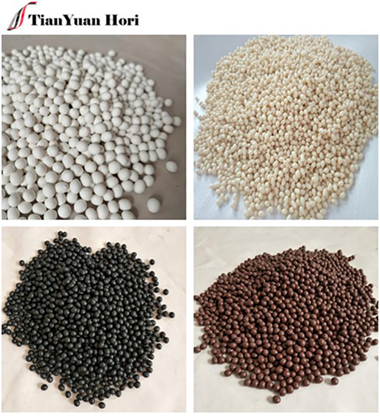 Various colors of hot melt adhesive pellets