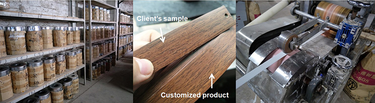 China manufacturer bedroom wood teak edge band tape 
