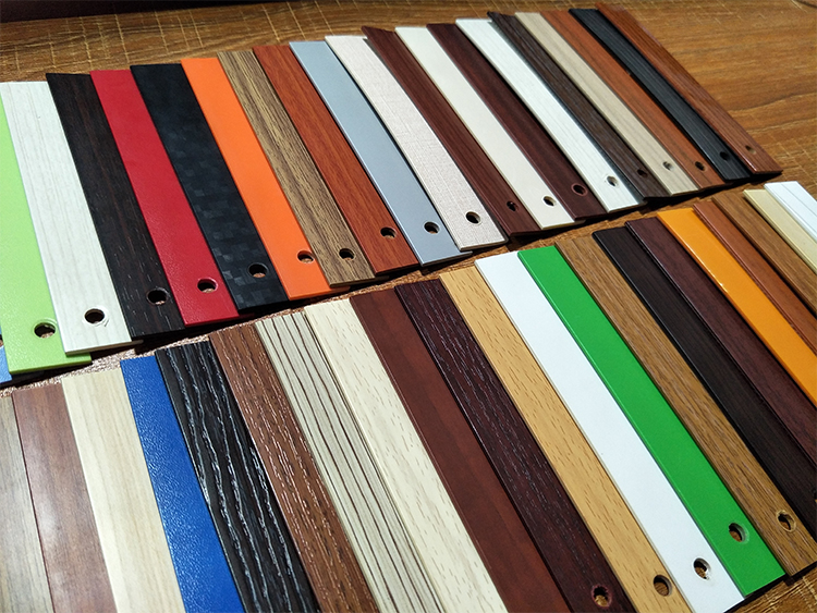 Supply custom mahogany laminate countertop edge banding 
