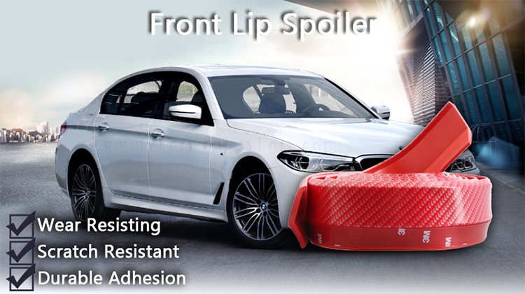 2018 Hot Selling Front Lip Splitter Sided Tape Spoiler Lip for Cars Trucks SUV