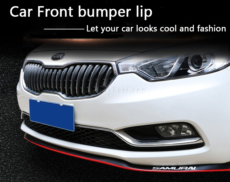  Rubber Lip Front Bumper Spoiler