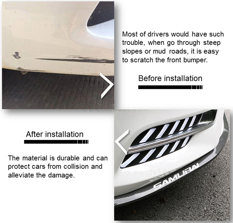  Protector Front Bumper Rubber Lip