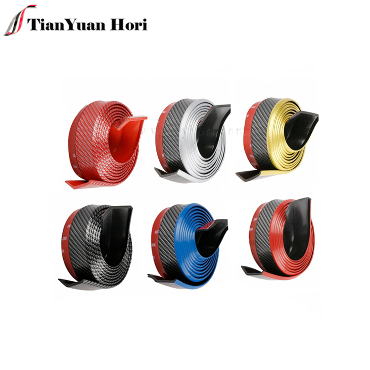 China manufacture Universal Skirt car Protection 2.5M front rubber car decoration bumper guard strip