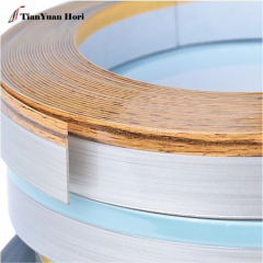 china factory direct sale Waterproof wooden door wood grain pvc edge banding