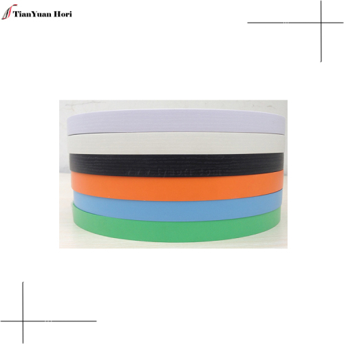 online shopping plastic edge banding tape for particle board home white black solid color pvc edge banding