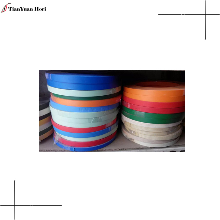 online shopping pvc edge banding tape for furniture kitchen cabinet solid color MDF table edge banding