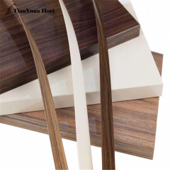 Safety and health high quality PVC protective 0.4mm pvc wood grain edge banding