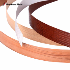 Made in China environmental protection pvc wood grain thin color edge banding strip