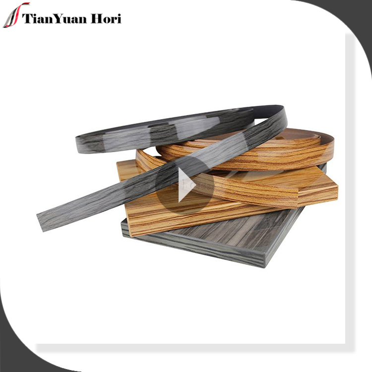 Best selling hot China products wood grain edge strip cabinet pvc wood grain edge tape
