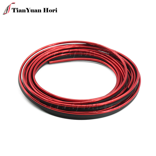 China factory direct sale Dynamic Bright Red Auto Accessory Decoration Moulding Trim Strip Line