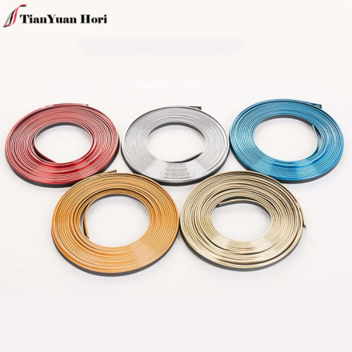 Cheap price Flexible Automotive Bright purple Trim Chrome Moulding car Plastic Strips