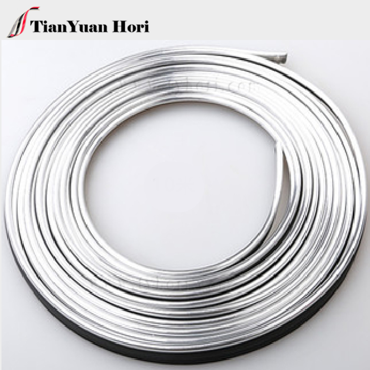 wholesale china factory accessories Flash silver car interior decoration Strip Line