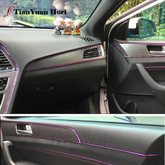 Cheap price Flexible Automotive Bright purple Trim Chrome Moulding car Plastic Strips