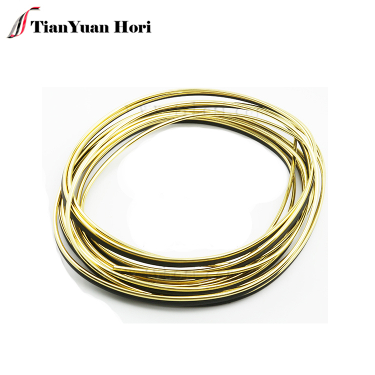 2018 hot selling Car Bumper Decorative Bright gold Strip Decorative Strip Polystyrene Line For Car