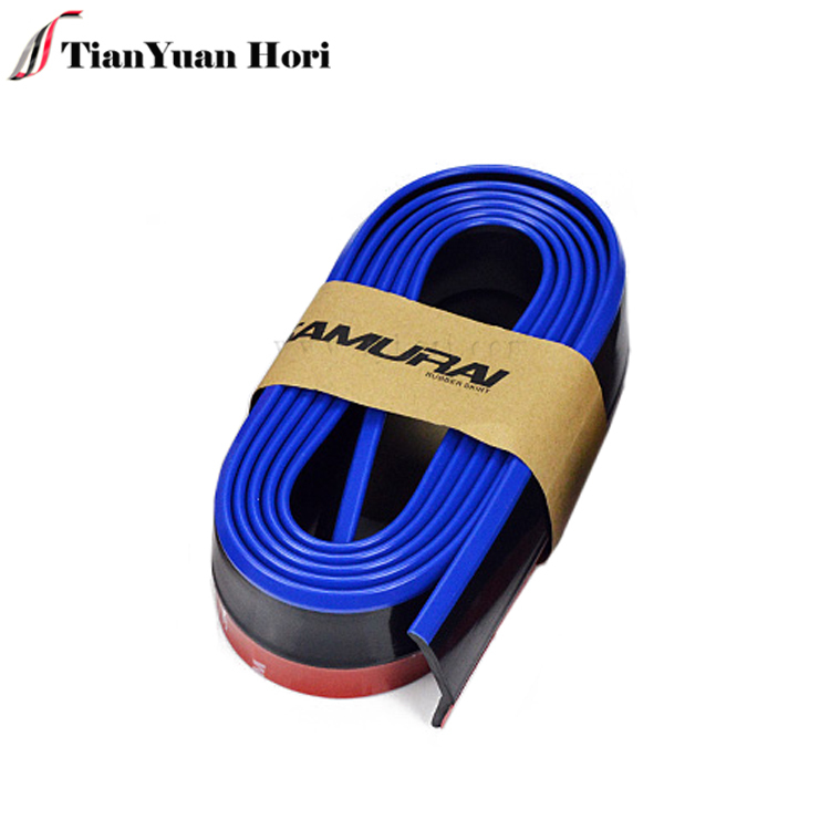 September tradeshow hot sell car bumper rubber front lip protector