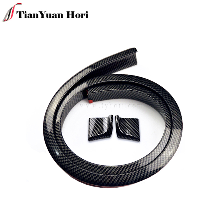 Free Punching Carbon Rubber Rear Racing Spoiler Strip for Universal Car