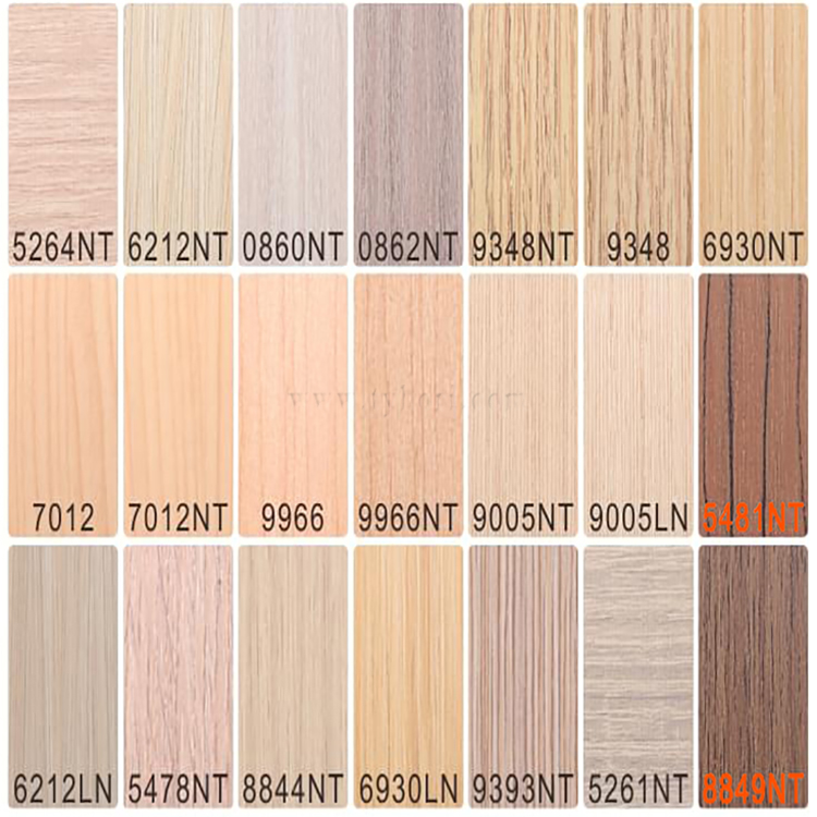 hot sale keral designs melamine Edge Banding Trim For Particle Board Wood Grain Furniture Pvc Edge Banding