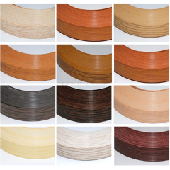 china top ten selling products wood tape Plywood Pvc Edge Banding For Kitchen Cabinet Protector wood veneer edge banding