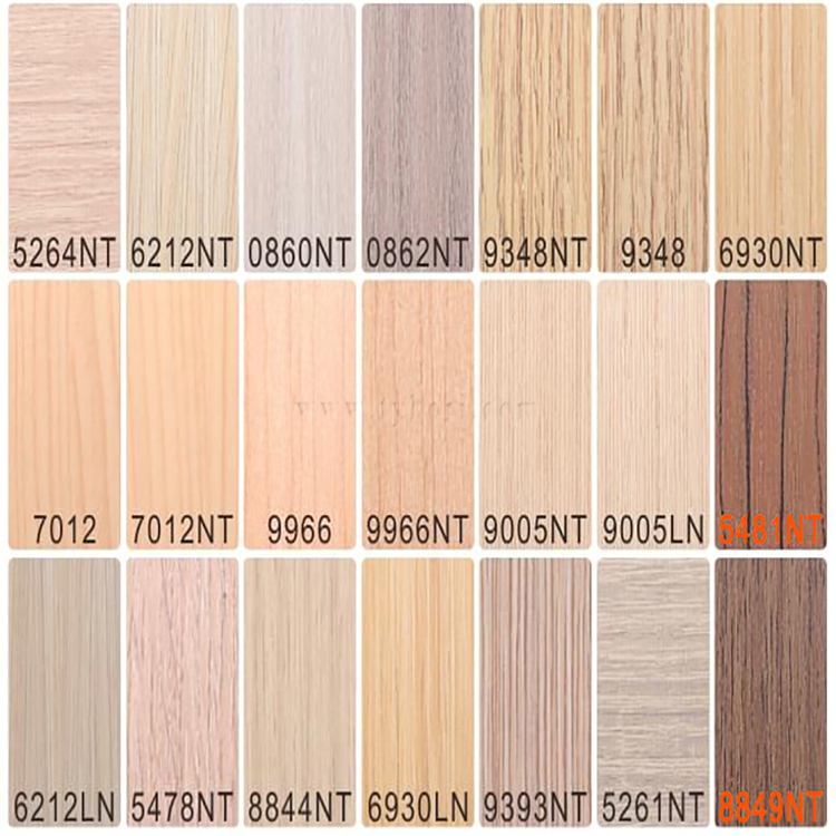 Factory direct sale ambry cherry edge banding veneer pvc woodgrain Edge Banding