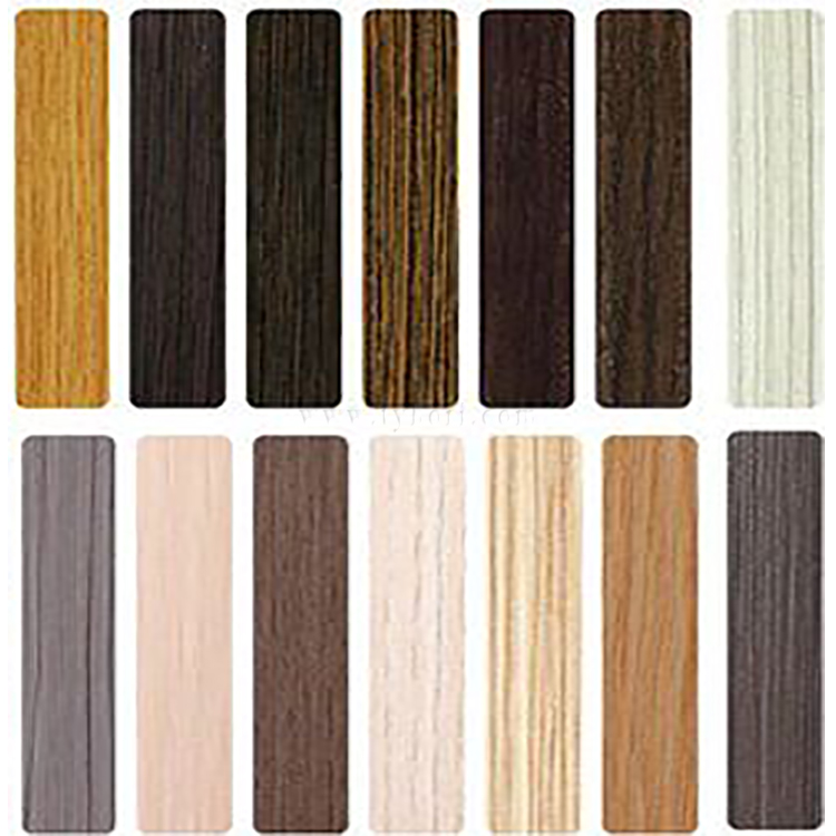 Good quality wood panel edge trim pvc countertop door woodgrain sealing strip