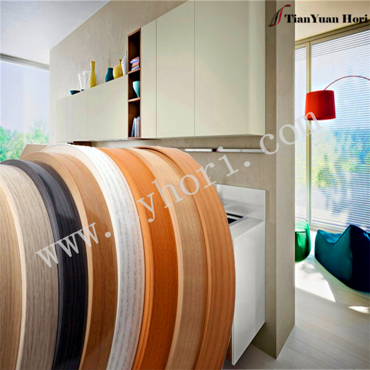 Factory direct sale HYWCS-8420 furniture PVC wood grain edge banding