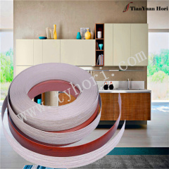 Factory direct sale HYWCS-8420 furniture PVC wood grain edge banding