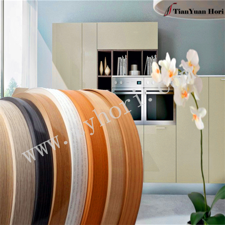 High quality PVC wood grain furniture edge banding HYWCS-8421