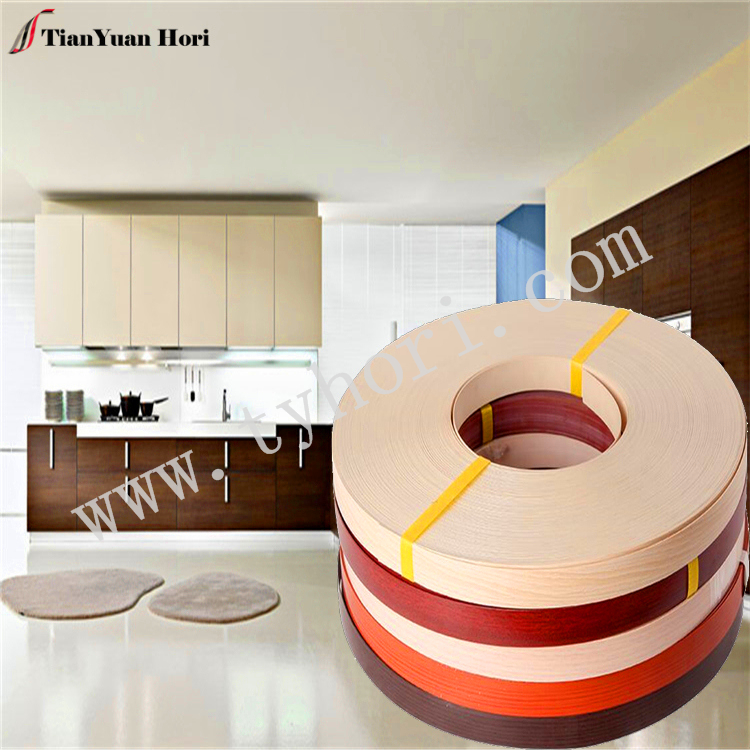 Factory Direct Sales Of High Quality Trimmed Edge Non-whitened PVC Furniture Edge Banding.
