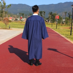 Adult U.S Style Grad Dresses Graduation Gown Matte Dark Blue