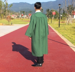 Adult U.S Style Grad Dresses Graduation Gown Matte Dark Green