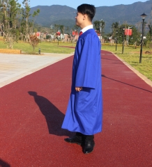 Adult U.S Style Grad Dresses Graduation Gown Matte Royal Blue