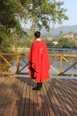 Wholesale Good Quality Red  Church  With Embroidery