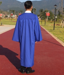 Adult U.S Style Grad Dresses Graduation Gown Matte Royal Blue