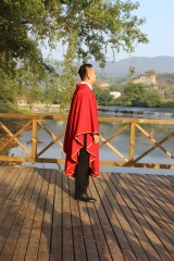 Wholesale Good Quality Red  Church  With Embroidery