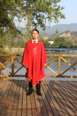 Wholesale Good Quality Red  Church  With Embroidery