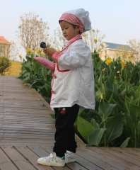 Children Chef Dress Up Cook Role Play Costume Set with Accessories