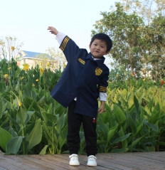 Children Cop Costume Uniform Dark Blue