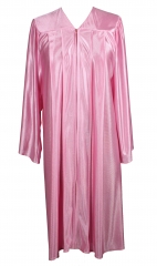 Unisex Economy Shiny Graduation Gown Only,Prink