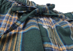 Woman's Logo Woven Plaid Pants