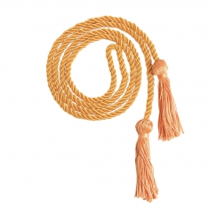 Single Color Graduation Honor Cords, Gold