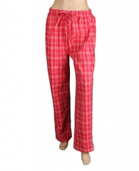 Woman's Logo Woven Plaid Pants