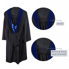 Graduation Deluxe Master Hood Royal Blue Gold