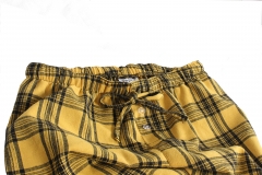 Woman's Logo Woven Plaid Pants