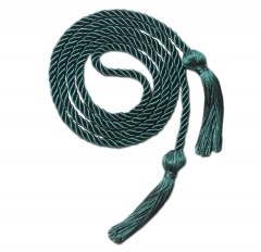 Single Color Graduation Honor Cords, Forest Green
