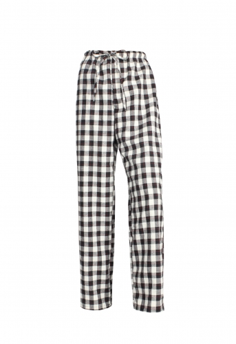 Woman's Logo Woven Plaid Pants